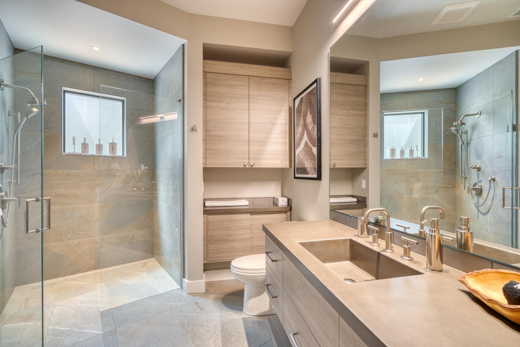 Bedroom 2 king suite bathroom with walk-in shower